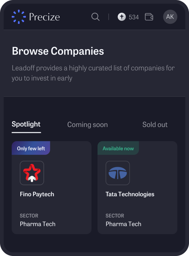 Precize portfolio