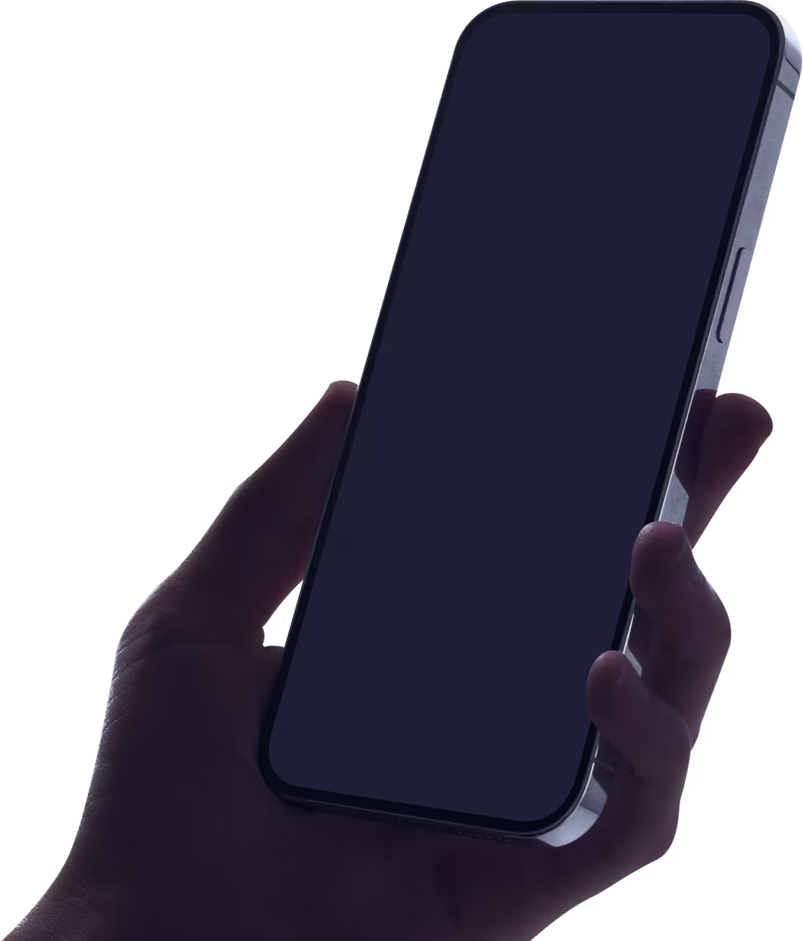 Hand and phone